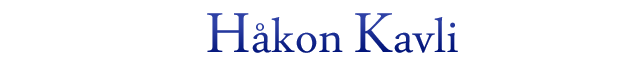 Hakon Kavli - online profile